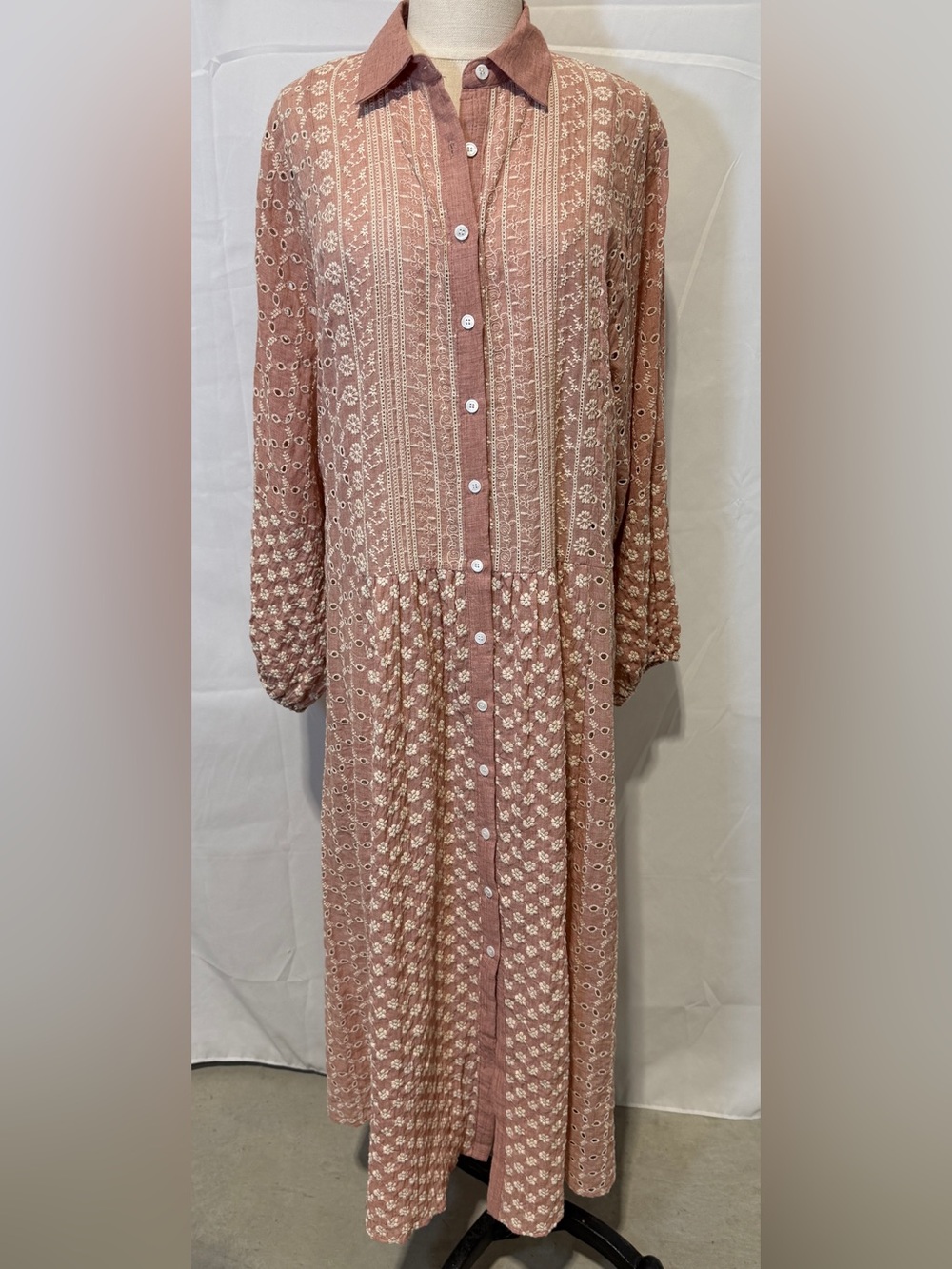 ZARA Malina Embroidered Midi Dress, Medium, Gorgeous! - Picture 6 of 10
